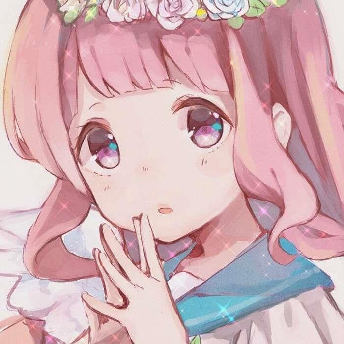 可爱闪亮bulingbuling的动漫女生头像高清图片