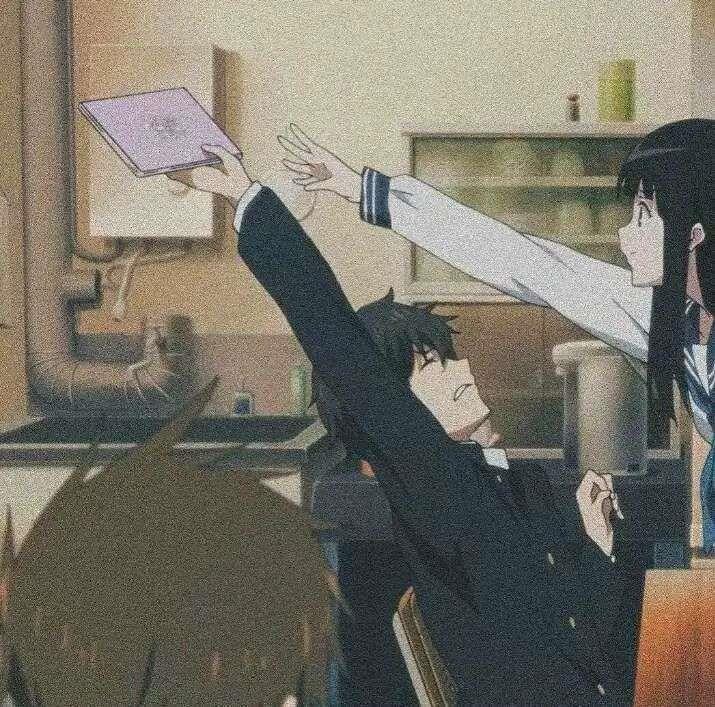 《冰菓》好看超清qq动漫情侣头像图片大全