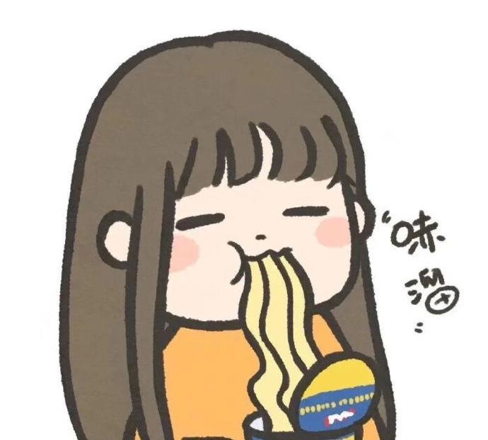 超可爱吃货情侣头像