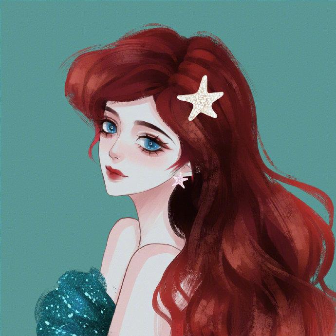 迪士尼公主风精致女生头像