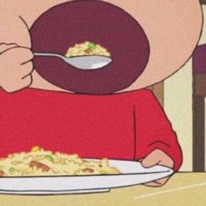 超下饭蜡笔小新吃饭头像