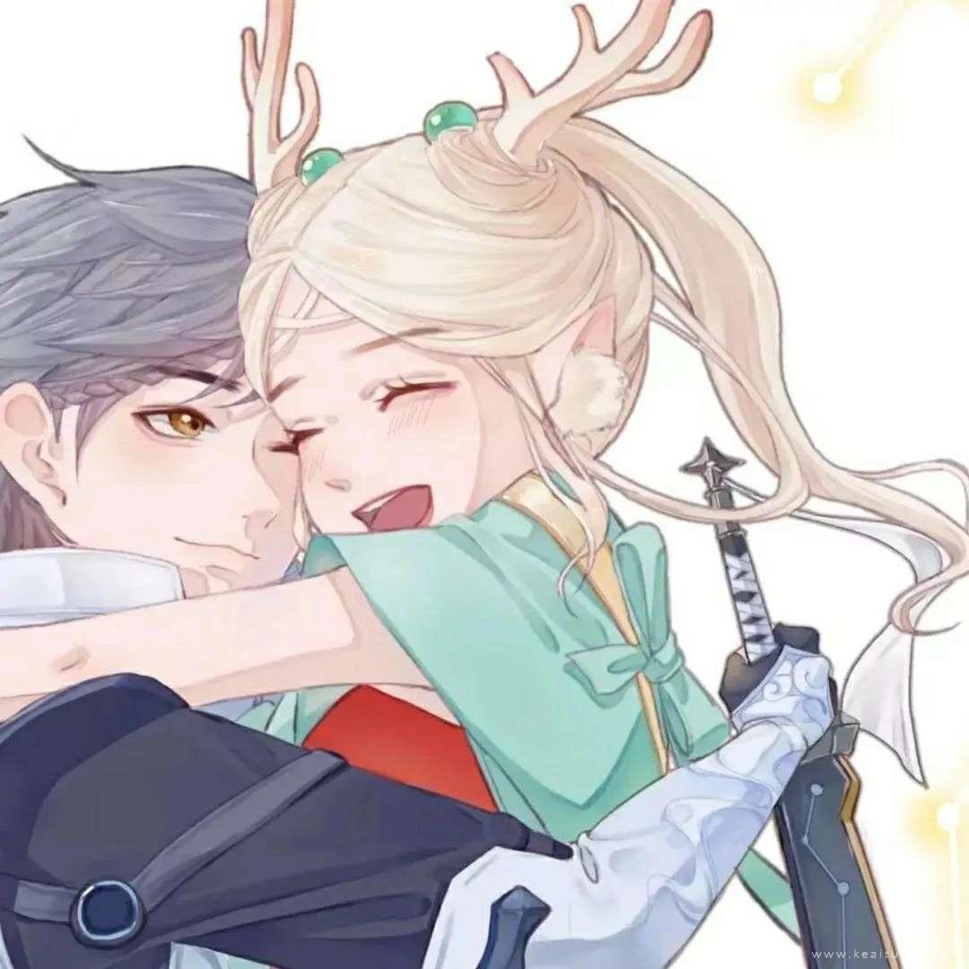 祈月/【动漫情侣】我想你，第一句话是假的，第二句话也是假的头像图片