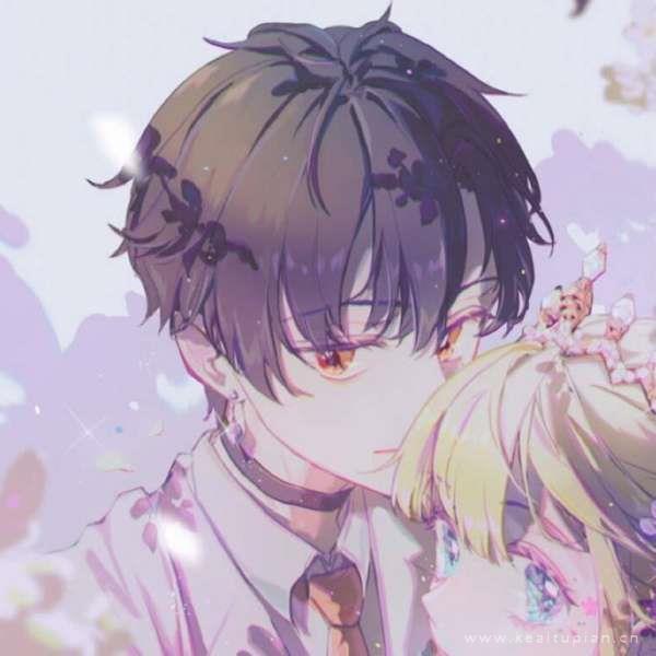 祈月/【动漫情侣】我想你，第一句话是假的，第二句话也是假的头像图片