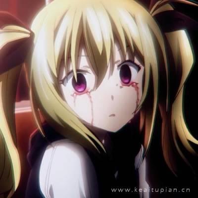 动漫女头·怎么可以对淋在雨里的小孩说要乖。头像图片