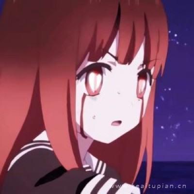 动漫女头·怎么可以对淋在雨里的小孩说要乖。头像图片