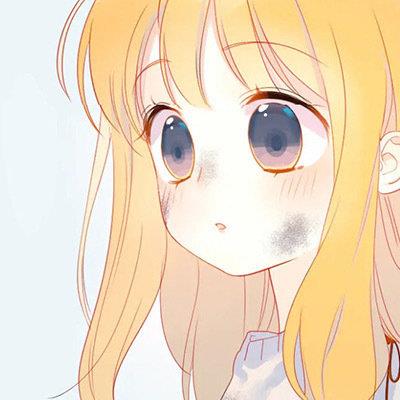 动漫黄头发可爱女生高清头像图片大全
