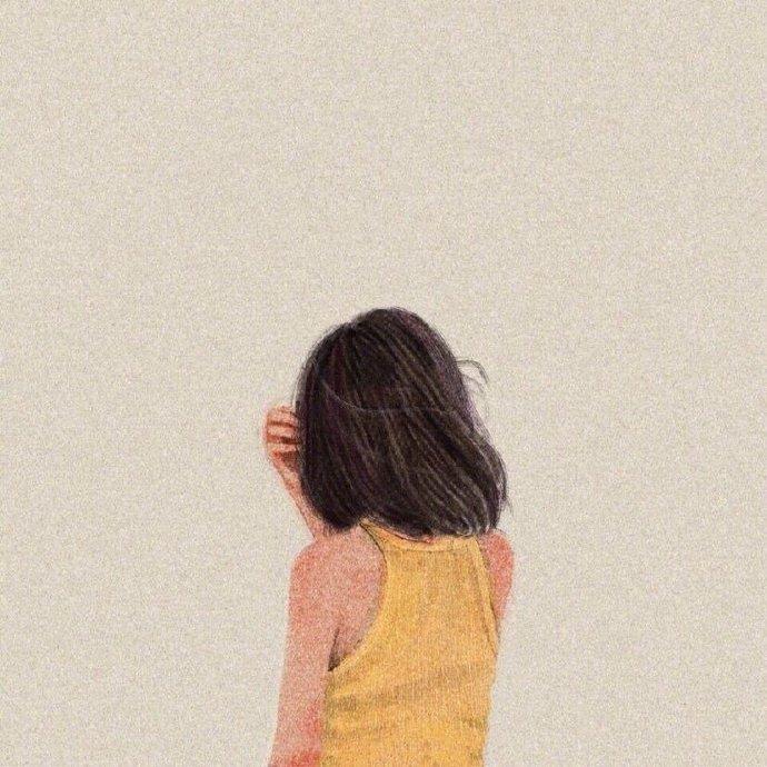 唯美气质高冷女生背影头像大全