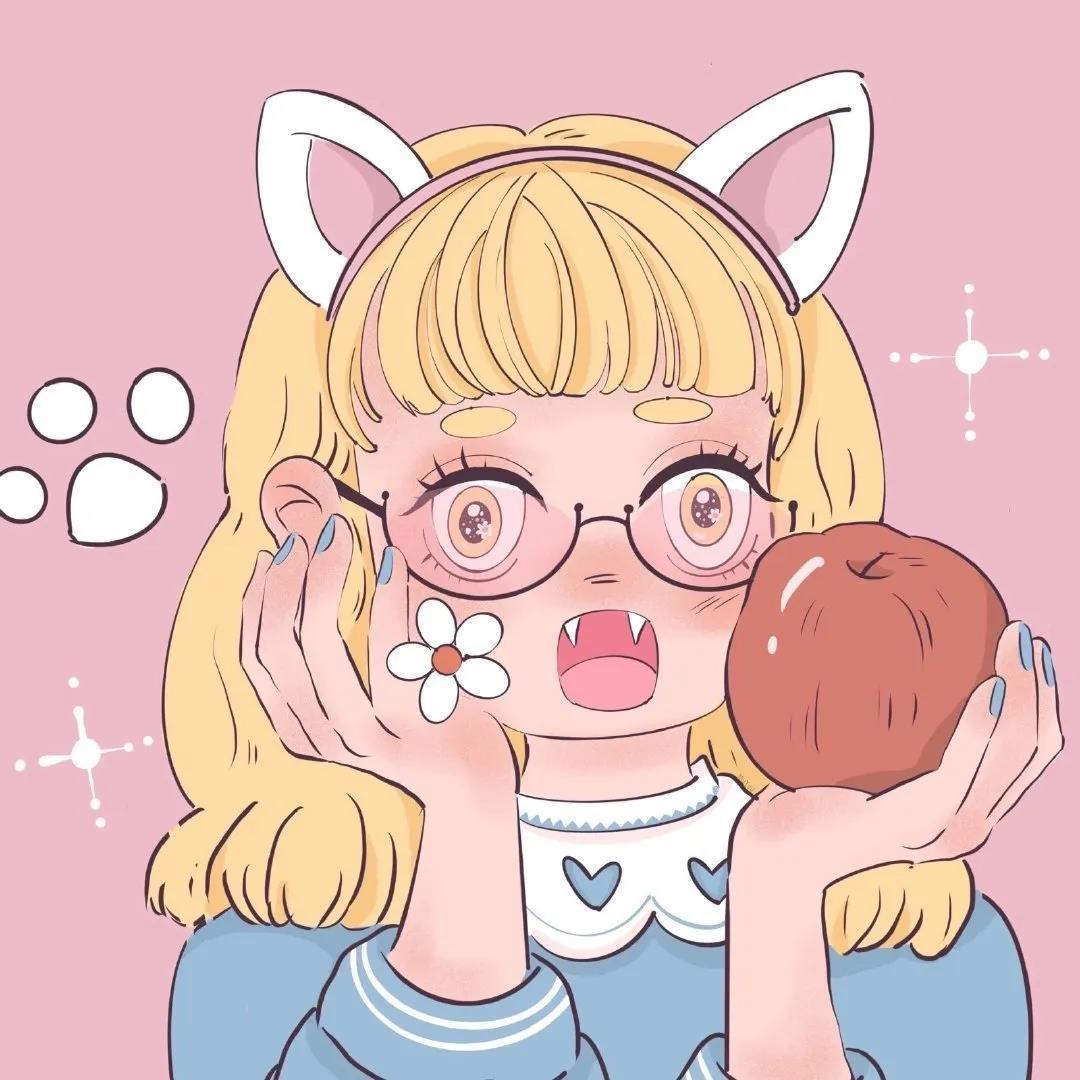 可爱大眼时尚动漫女孩高清头像图片