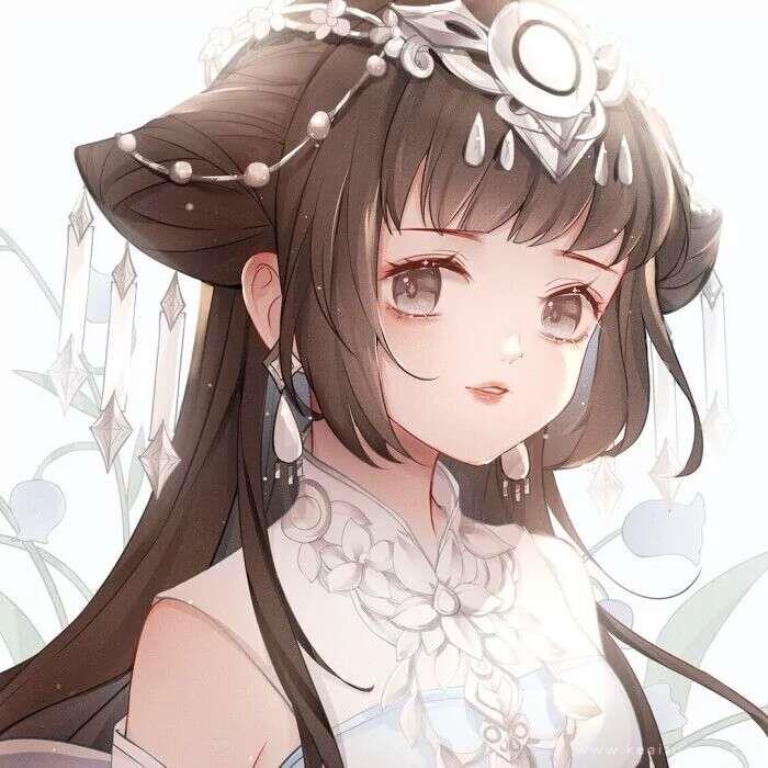宸浔/精致古风漫头/女/无论以什么方式告别 都对不起初见头像图片