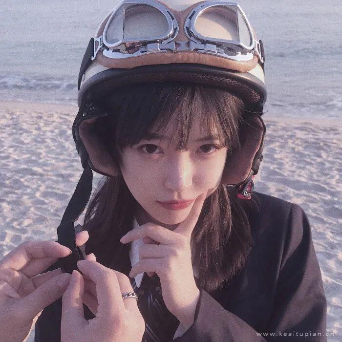 机车头真人头男女混杂头像图片