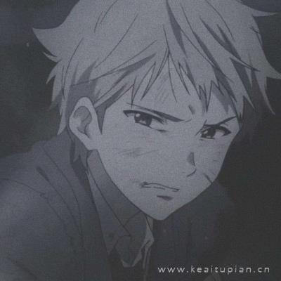 白哲/微丧男漫/观潮起，看鲸落，你怎知我没有来过头像图片