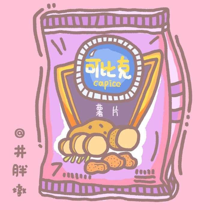 可爱好看的零食包装袋高清头像图片