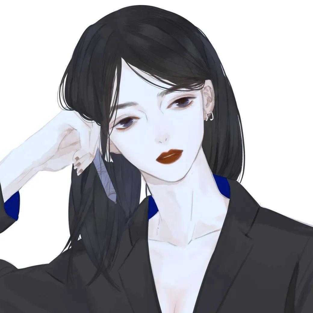 高贵冷艳御姐霸气十足动漫美女头像图片