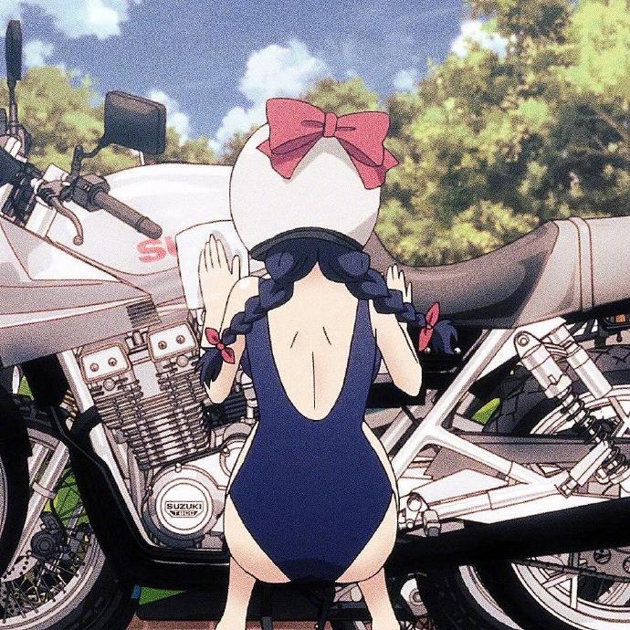 超酷机车女孩动漫头像大全