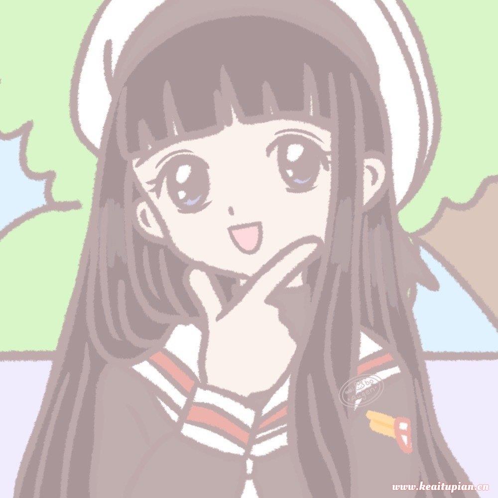 知世单人|动漫闺蜜，魔卡少女樱头像图片