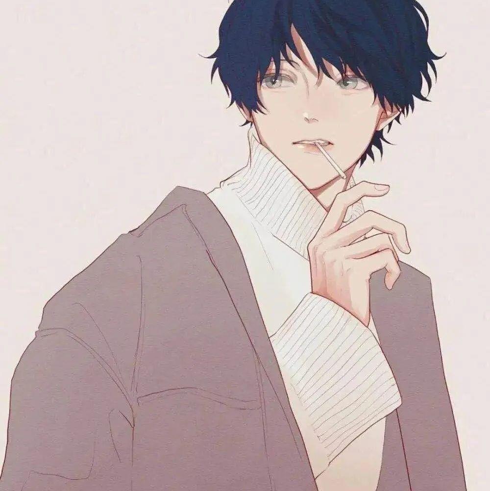 一眼万年的动漫男生头像图片