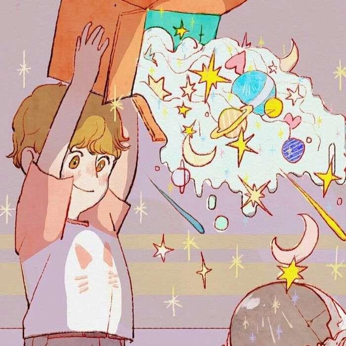 小泽の动漫情头 你与星光同样浪漫ɢᵒᵒᵈ ɴⁱᵍʰᵗ ✧*̣̩⋆̩☽⋆头像图片