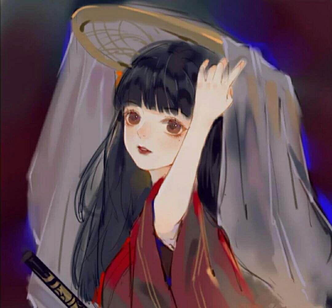 动漫女头/所爱隔山海 山海皆可平 难平是人心头像图片