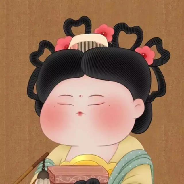 可爱萌萌哒的古风情侣头像图片