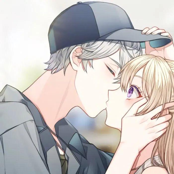 江孑 一对两张可爱手绘情头头像图片