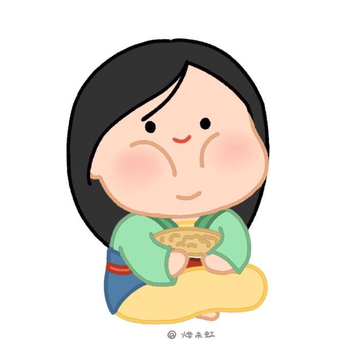 二兽/可爱搞怪迪士尼公主团头头像图片