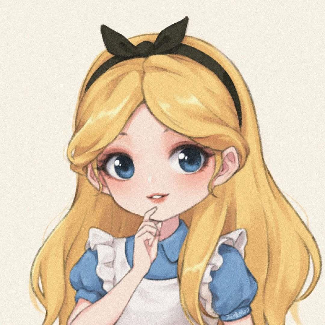 迪士尼公主手绘 可爱公主二期头像图片