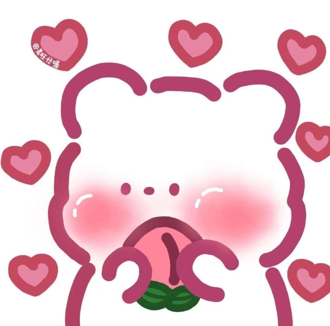 可爱水果小熊头像图片