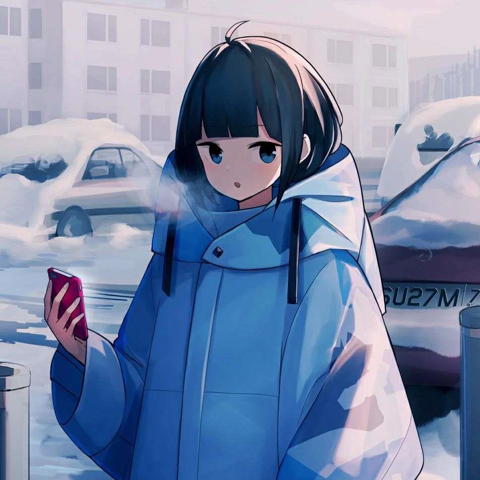 动漫闺蜜，动漫女生，唯美动漫头像图片