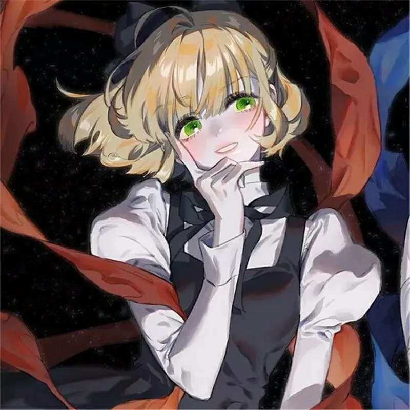 动漫闺蜜，动漫女生，唯美动漫头像图片