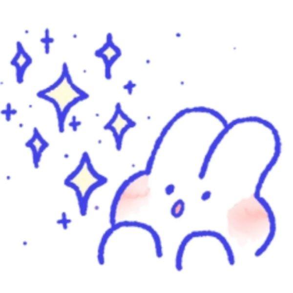 宝贝兔兔表情包。头像图片