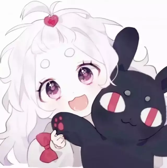 超精致动漫闺蜜，求上推啊头像图片