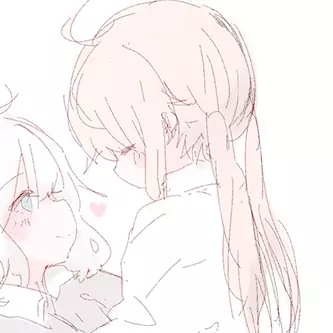 超精致动漫闺蜜，求上推啊头像图片