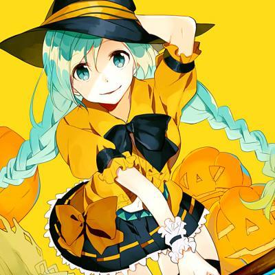 女生万圣节头像动漫大全