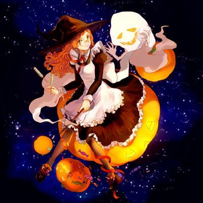 女生万圣节头像动漫大全