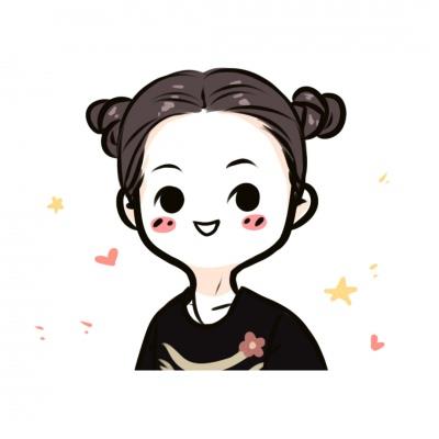 简笔画女孩头像可爱大全