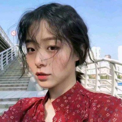 最新蓝色系女生头像小清新自然