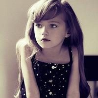 欧美小美女可爱微博头像