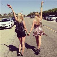 欧美女生闺蜜头像