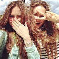 欧美闺蜜微博头像