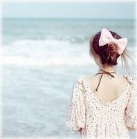 唯美小清新美女风景头像