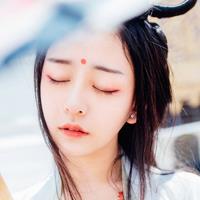 小清新古装风格美女头像