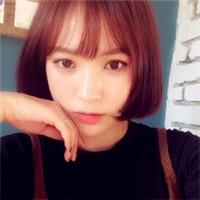 短发齐刘海韩国女生头像