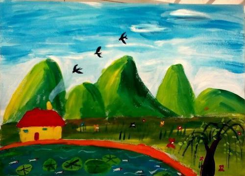 春天的图片景色画高清 春天的图片春天景色的图片大全集