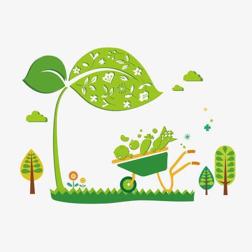 植树节图片卡通 植树的卡通图片