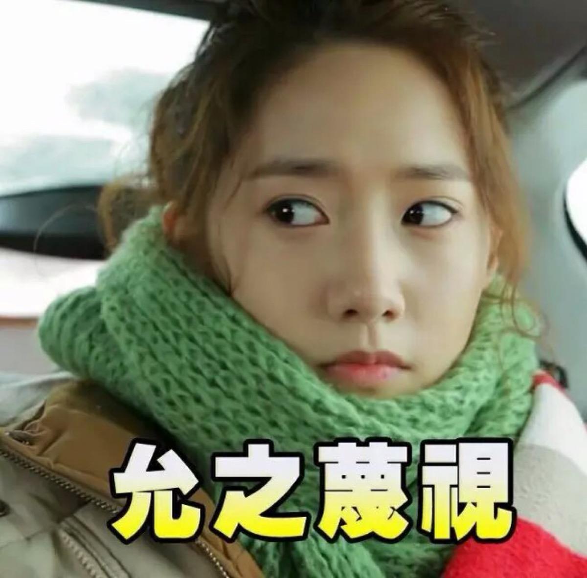 林允儿表情包|林允儿表情包问号出自