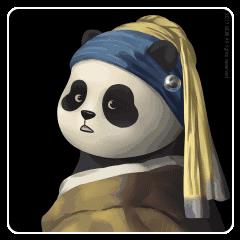 可爱熊猫滚滚卡通表情包系列