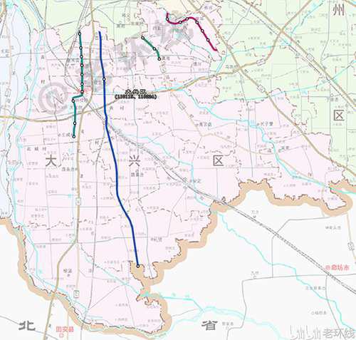 北京地铁线路图 各区地铁线路图