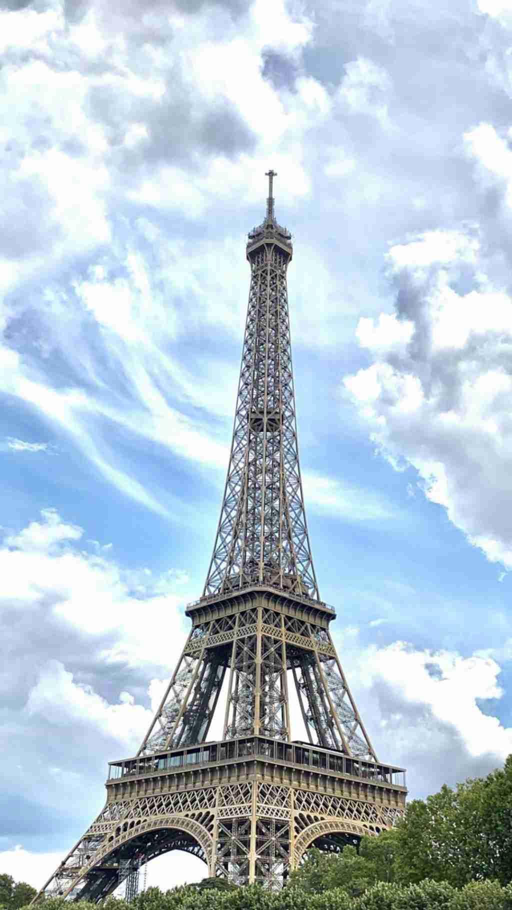历史建筑埃菲尔铁塔唯美风光风景手机壁纸