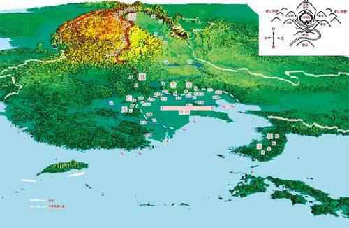 中国风水龙脉揭秘图