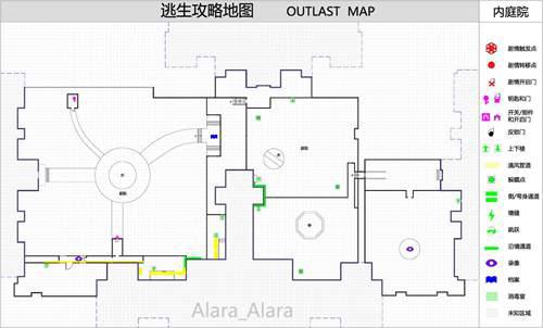 逃生Outlast 攻略地图